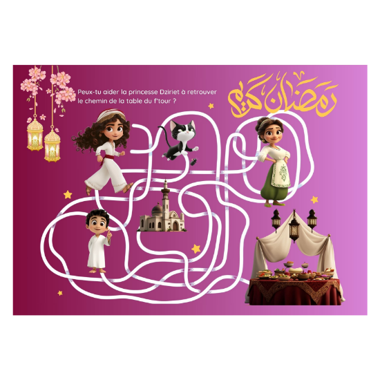 Image de Set de table enfant : La petite Dziriet