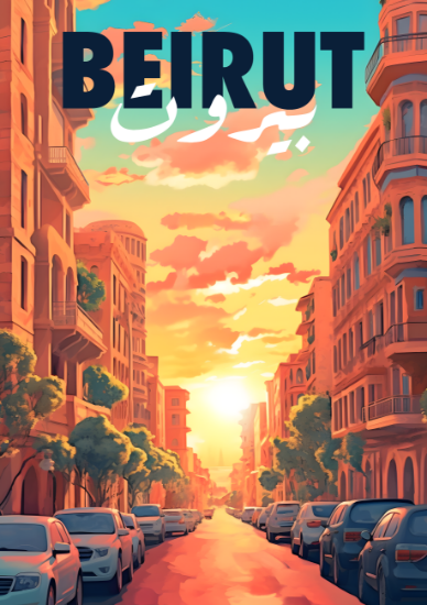 Image de Affiche Beyrouth 1 - A3