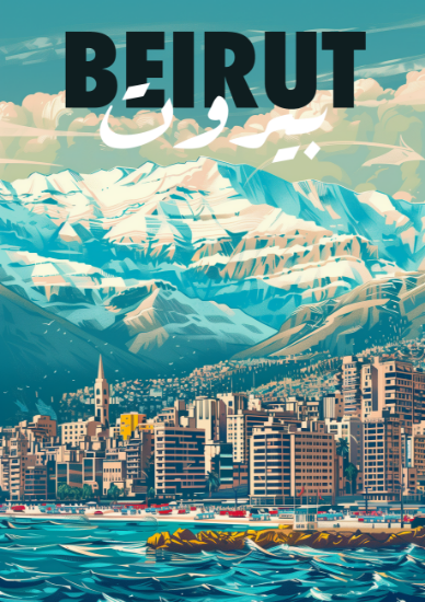 Image de Affiche Beyrouth 2 : A3