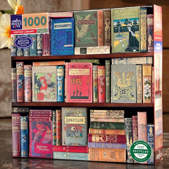 Image de Puzzle "Librairie vintage" - 1000 pièces