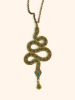 Image de Collier court serpent finition vieux bronze