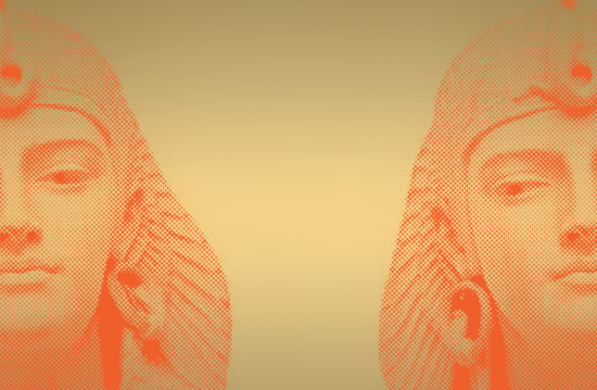 Image de Carte postale Cléopâtre : Orange