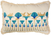 Image de Coussin Lotus or & bleu